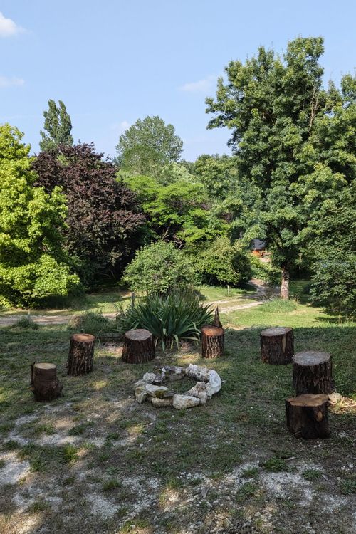 Vue du terrain de Graine de nature